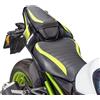 Lorababer Moto In Pelle Posteriore Passeggero Anteriore Driver Sedile Socius Sedile Compatibile con Z900 Z 900 2017 2018 2019 2020 2021 2022 2023 2024, Verde chiaro