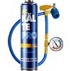 KÄLTEPRO Ricarica Clima Auto R134a Fai da Te - Gas Refrigerante con Olio Lubrificante - Kit 2-in-1 per Climatizzatore Auto 1995-2016- Equivalente a 755g di Gas R134a