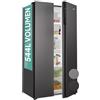 Heinrich´s Side by Side - Frigorifero con compressore inverter, capacità XXL con volume totale di 544 l, con funzione Total NoFrost, illuminazione a LED, flusso d'aria multiplo, Six