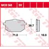 TRW Pastiglie Freno Organiche MCB 568