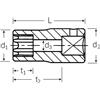 Stahlwille 40Tx-E04 Chave De Caixa 1/4
