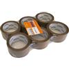 Kippen 9004A2 - Confezione da 6 Rotoli di Nastro Adesivo per Imballaggio. Colore Avana. Misure: 66mt x 50mm.