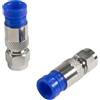Seki 10 connettori a compressione F 7,2 mm coassiali SAT TV connettore per cavo RG6 RG59, 10 pezzi spina F