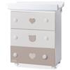 italbaby Bagnetto cassettiera bear tortora - italbaby