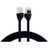 efbe Schott Cavo patch RJ45 Cat.6A U/UTP TPE -- 3,6 mm ultraflessibile nero 1,5 m
