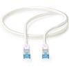 Nedis Cavo di rete CAT6a - S/FTP - RJ45 maschio - RJ45 maschio - 1,00 m - Senza strappo - Rotondo - Intrecciato / PVC - Argento - Confezione con finestra