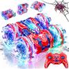 Kssvzz Spider Macchina Telecomandata per Bambini, 2.4GHz Anfibio Auto Radiocomandata, Macchina Giocattolo Gioco Ruota di 360° & Luce LED, Giochi Regalo Compleanno Natale Bambino 3 4 5 6 7 8 9 Anni Maschio
