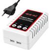 Haisito Caricabatterie Lipo B3 per Pacco Batteria 2S 3S (7,4 V, 11,1 V), Compatto Caricabatterie Rapido Bilanciamento Batteria Caricabatterie (100-240 V) per RC Quadcopter Drone Car Boat