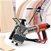 Generic Bordatrice per bordi, portatile, 220 V, curva, dritta, per lavorazione del legno, falegnameria, miglioramento della casa, progetti fai da te, finitura efficiente dei bordi