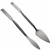 BE-TOOL 2 spatole per intonacatura, cazzuola e muratura quadrata, strumento per stucco per rimodellare, rattoppare o lavori decorativi sui bordi (S/L)