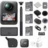 DJI Osmo 360 Combo da viaggio, Fotocamera da viaggio | Imaging 360° da 1, video 360° 8K nativo, manico invisibile 1,2 m, action cam, video Boost 4K/120fps & 170°