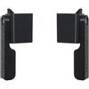 Risveglio Confezione da 2 supporti per treppiede compatto antigravity A1, alzata incrementale pieghevole per PC, nessun montaggio, portatile, nero, supporto per ufficio e viaggio