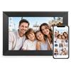 AEEZO Cornice portafoto digitale da 32 GB, 10,1 pollici, Wi-Fi, con rotazione automatica, facile condivisione istantanea di foto e video tramite AiMOR
