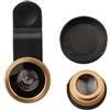 BEAZOOM Fotografia creativa resa facile con Fish Eye e kit obiettivo grandangolare per iPhone 12, 11, XS MAX, X Cattura scatti unici (oro)