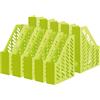 HAN 10x portariviste 10 cartelle portadocumenti classiche limone | Prodotto in Germania, formato A4/C4, 76x246x315 mm, vassoio per documenti, portadepliant, vassoio per documenti, per quaderni