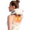 Asinhe Massaggiatore indossabile per collo e spalle, massaggiatori shiatsu per la schiena con calore per alleviare il dolore, cuscino elettrico per massaggio muscolare, regalo per donne e uomini, uso