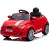 TURBO CHALLENGE - Fiat 500 - Portatore Elettrico - 119220 - Auto Telecomandata - Rossa - Max 30 kg - Plastica - Batterie Ricaricabili e Pile Non Incluse - Dai 3 ai 6 Anni