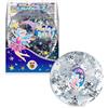 TRENDHAUS 968944 - Make a Wish Glitter Squeeze Ball, circa 6 cm, palla squishy con coriandoli a fiocco di neve, palla antistress per bambini e adulti