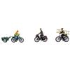 NOCH H0 Figure Ciclisti, Set di Figure in plastica, Accessori per modellini ferroviari in 3 Pezzi per scartamento H0 in Scala 1:87