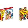 Quercetti- Fanta Color Modular 4 Gioco Creativo con Chiodini, Multicolore, 0880 & 2515 Pixel Refill chiodini d.20