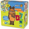 PlayMais MOSAIC Little DieMouse Kit creativo per il fai da te per bambini dai 3 anni in su, oltre 2.300, 6 quadri adesivi a mosaico con motivi di mouse, promuove la creatività e le capacità motorie