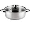Vier CI18 Casseruola a Induzione, Acciaio Inox 18/10, 18 cm