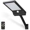VoltShine Lampione solare a LED con telecomando: illumina i tuoi spazi esterni in modo efficiente e sostenibile. Controlla la luminosità e la programmazione a distanza. Ideale per giardini e cortili.