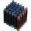 erofa Hongdian - Set di 30 cartucce d'inchiostro per penna stilografica, 6 colori, diametro 3,4 mm