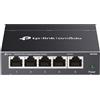 TP-Link Switch desktop Omada 5 porte Gigabit in Plastica, RJ45, Gestito, Compatibile con Computer fisso, Portatile, Stampante