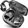 Ltinist Cuffie,Auricolari Bluetooth 5.3 con 3D Stereo HiFi,75H Cuffie Wireless con ENC Riduzione Rumore Mic,IP7 Impermeabili Cuffiette Senza Fili Sport Compatibili Android/iOS,LED Display,Nero
