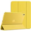 JETech Custodia per iPad (A16) 11a/10a Generazione (2025/2022), Supporto Sottile con Retro Rigido Cover con Auto Svegliati/Sonno (Giallo)