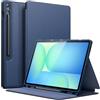 JETech Custodia per Samsung Galaxy Tab S10 FE Plus/S10 FE+ 13,1 Pollici con Porta S Pen, Cover Protettiva per Tablet con Supporto Sottile Folio, Multi-Angolo Visualizzazione (Navy)
