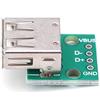 Honiwu 10 prese micro USB, 4 pin, 2,54 mm, USB DIP, USB tipo A, presa breakout board, per alimentatore USB fai da te, design