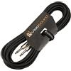 VisioSound Cavo Cassa Jack 6.35mm 1/4 a Jack PA Altoparlante/Testata Amplificatore Chitarra/Cavo Cab 10m