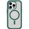 OtterBox Custodia trasparente per iPhone 15 Pro (solo) Defender Series XT - VELVET EVERGREEN (trasparente), senza schermo, robusta, si aggancia a MagSafe, cordino di fissaggio