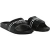 Bikkembergs Pantofole da spiaggia o piscina da uomo con strisce verticali della serie BKK3MSR02 con logo., Nero , 40 EU