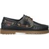 PAYMA Scarpe da Barca Uomo Donna in Pelle Marroni Casual 3 Occhielli Gomma