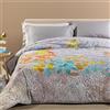 Caleffi Plaid Matrimoniale Gran Scaldotto In Cotone Leopard Garden Matrimoniale Caleffi Grigio Caleffi