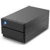LaCie 2big Raid USB-C 40TB array disco Desktop Nero - STHJ40000800
