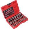 Cocoarm Set di 25 viti danneggiate con spirale sinistra, rimozione di bulloni esagonali, acciaio al cromo molibdeno, scatola di immagazzinaggio per l'identificazione rapida dell'utente