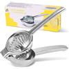Lechin Spremiagrumi Manuale - Spremiagrumi a mano con diametro di 8,5 cm - in acciaio inox 304