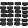 FHGLER 24 supporti a doghe (rete), 5,5 cm x 9 mm (dimensioni interne), tappi in plastica, larghezza guida centrale, supporto per letto singolo e matrimoniale, accessori di collegamento