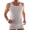 Liabel Canotta Intima Spalla Larga 100% Cotone Pettinato 3-6-12 Pezzi Canottiera Intima Uomo in Cotone B32 (12 Pezzi Bianco, XXL)