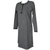 RAGNO Camicia da Notte Donna Invernale Manica Lunga Scollo Serafino Cotone Interlock Articolo DA55NK, 139F Fantasia Notte, 46