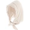 LA HUATE Berretto invernale caldo con cappuccio, sciarpa, impermeabile, antivento, cappello, sci, cravatta sotto il mento, per donne e ragazze, beige, Taglia unica
