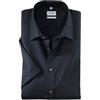 Olymp Uomo Camicia Business a Maniche Corte Level Five,Body Fit,Marine 18,40