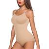 Joyshaper Body Modellante Donna Pancia Piatta Body Contenitivo Guaina Shapewear Snellente Sexy Bodysuits Canotta Intimo Dimagrante, Beige, M