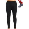 Merino.tech Pantaloni Termici Lana Merino Uomo - 100% Intimo Lana Merinos Uomo Leggero, Medio, Pesante con Calzini (Large, 165 Charcoal Grey)