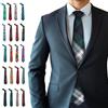 BRAW CLANS TARTANS Cravatte scozzesi da uomo realizzate in Scozia - 100% lana - Cravatte da uomo larghe 8 cm - cravatta formale da uomo - Regalo per festa del papà, matrimonio, Natale, Abito Nero