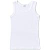 Ellepi 6 Canotte Intime Spallina Larga Bambina Ragazza in Puro Cotone Anallergico con Cuciture Comfort Colore Bianco. Taglia 6
